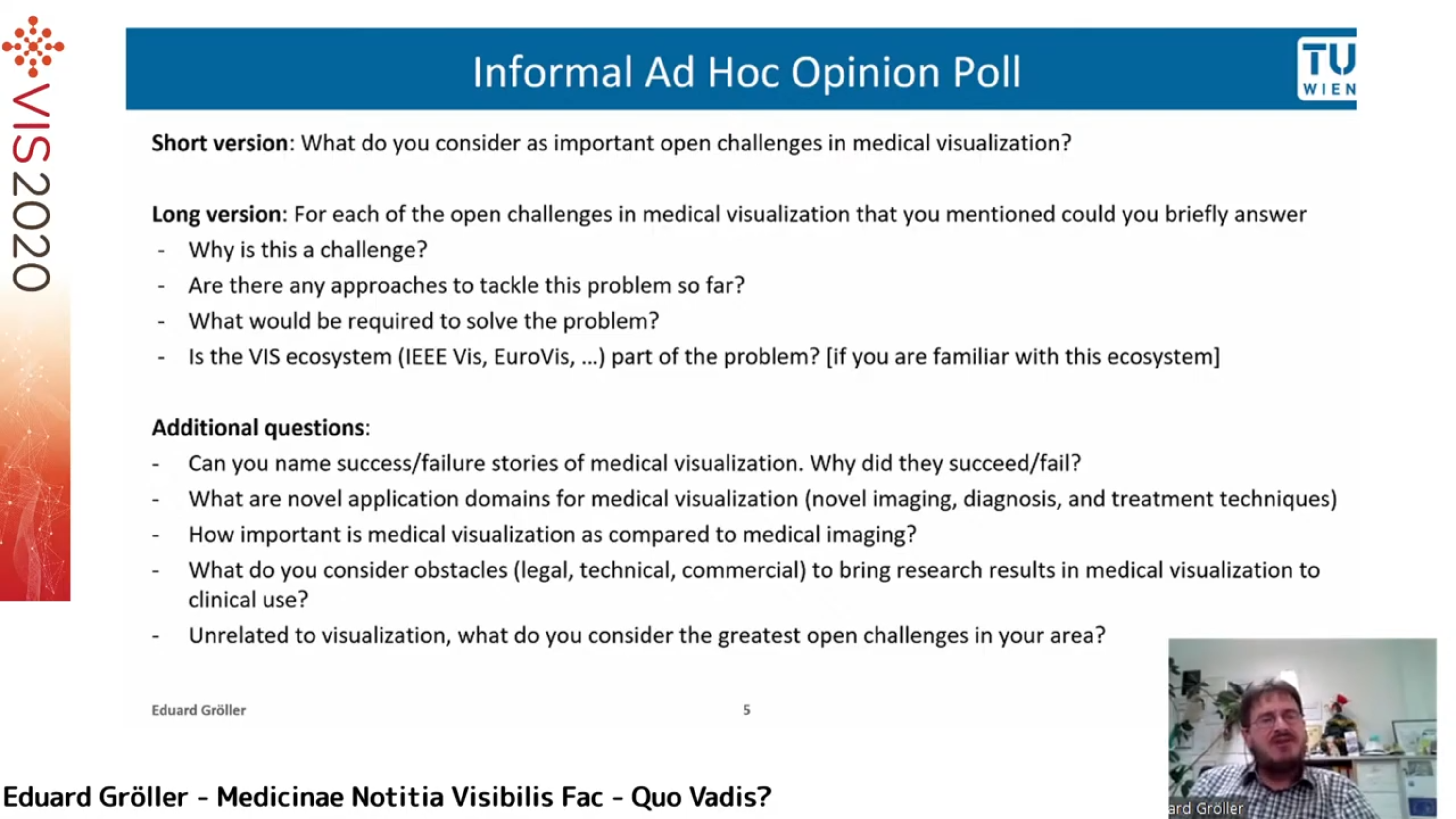 Informal opinion poll