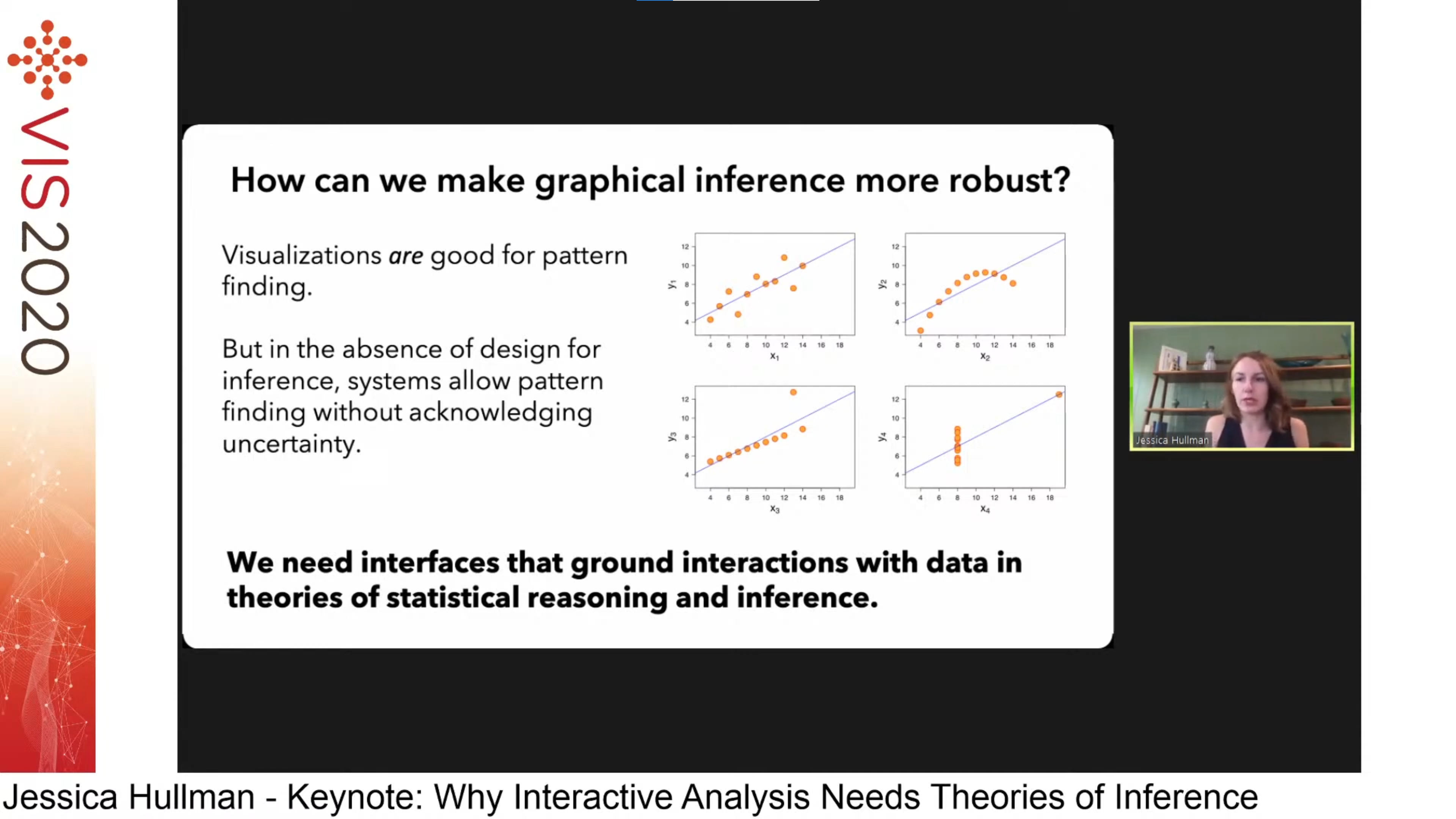 Visualisation should be designed for inference-making