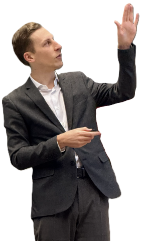 Jeroen pointing