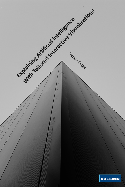 Cover of the thesis showing a black cube